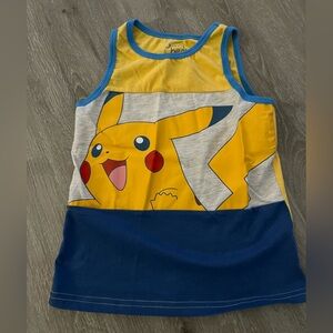 Boys size 5 Pokémon tank top.